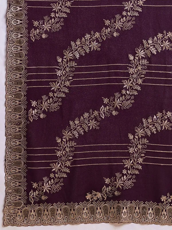 Leelavati_Embellished_Embroidered_Bollywood_Chiffon_Saree_Purple