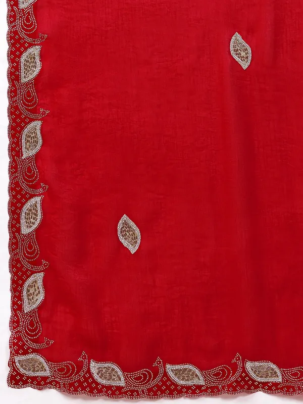 Leelavati_Embellished_Bollywood_Jimmy_Jimmy_Saree_Red