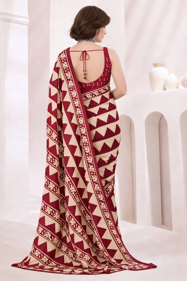 Leelavati_Printed_Ikkat_Pure_Cotton_Saree_Red_And_Beige