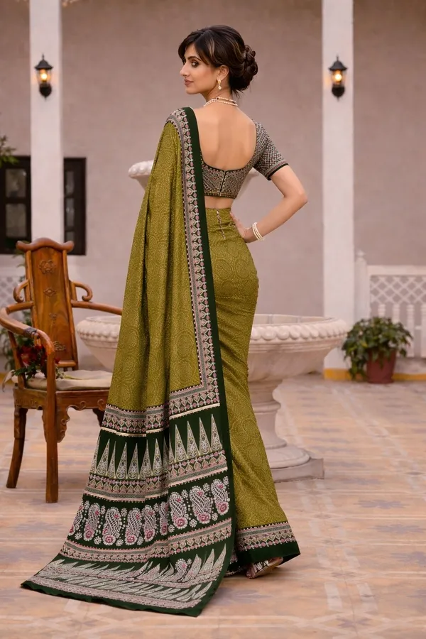 Leelavati_Printed_Ikkat_Pure_Cotton_Saree_Light_Green