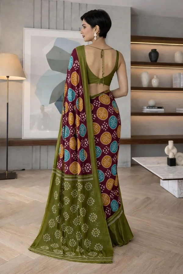 Leelavati_Printed_Ikkat_Pure_Cotton_Saree_Multicolor