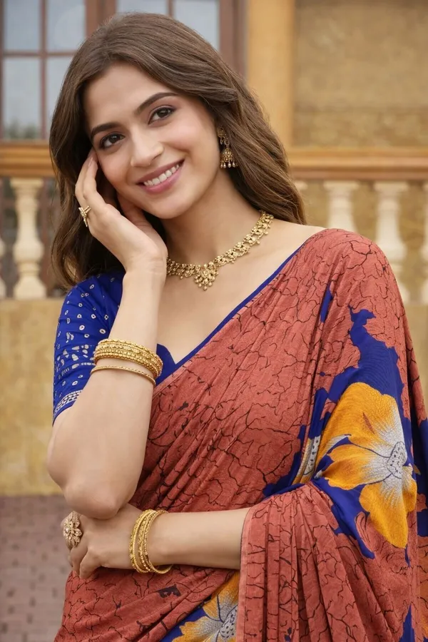 Leelavati_Printed_Floral_Print_Geometric_Print_Blocked_Printed_Daily_Wear_Pure_Cotton_Saree_Pink