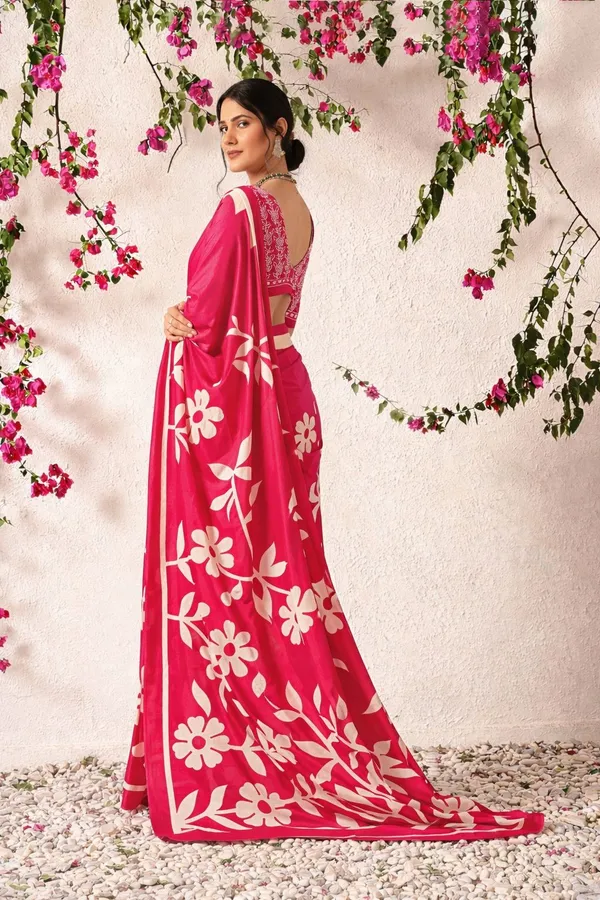 Leelavati_Printed_Floral_Print_Geometric_Print_Blocked_Printed_Daily_Wear_Pure_Cotton_Saree_Pink