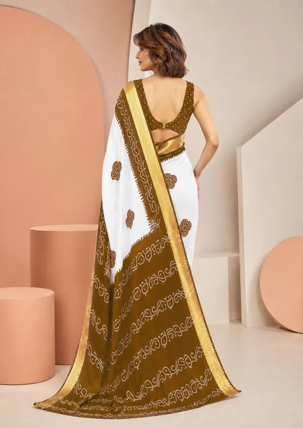 Leelavati_Printed_Blocked_Printed_Woven_Bandhani_Pure_Cotton_Saree_Brown