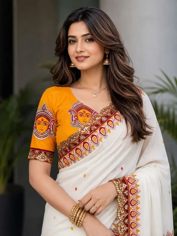 Leelavati_Embellished_Embroidered_Printed_Blocked_Printed_Daily_Wear_Pure_Cotton_Saree_White_And_Yellow