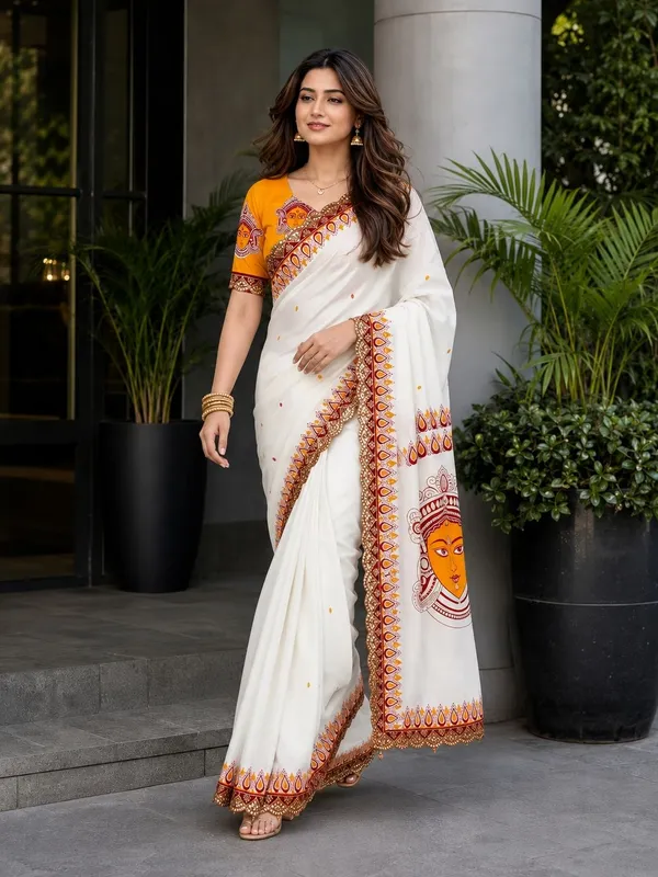 Leelavati_Embellished_Embroidered_Printed_Blocked_Printed_Daily_Wear_Pure_Cotton_Saree_White_And_Yellow
