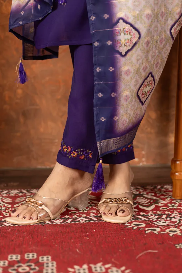 Purple_Marina_Silk_Embroidered_Kurti_With_Pant_And_Dupatta_For_Women
