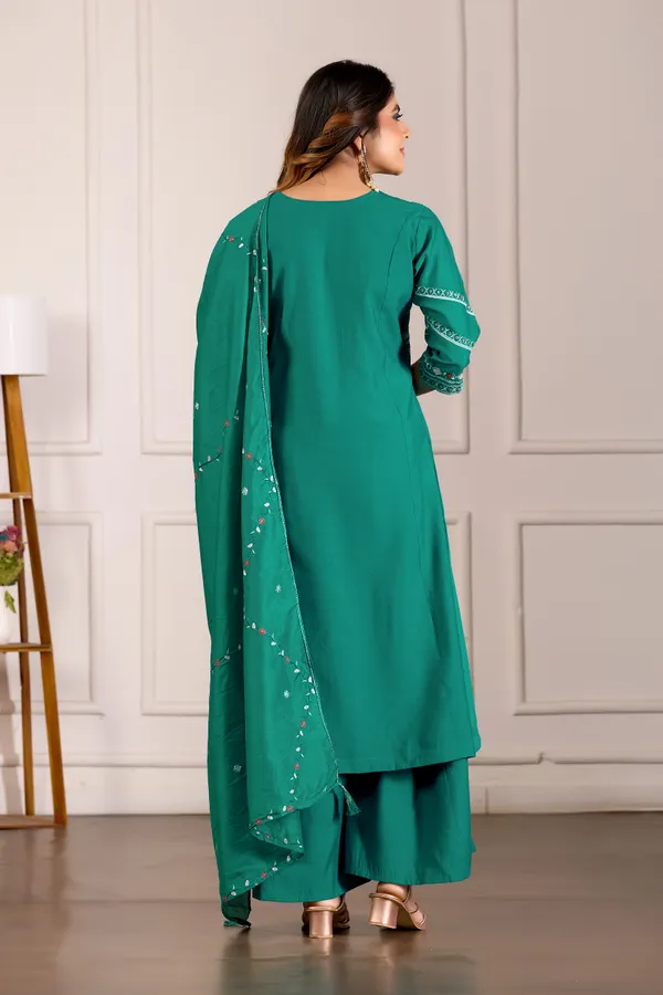Rama_Green_Viscose_Mango_Silk_Anarkali_Kurti_With_Palazzo_And_Dupatta_For_Women