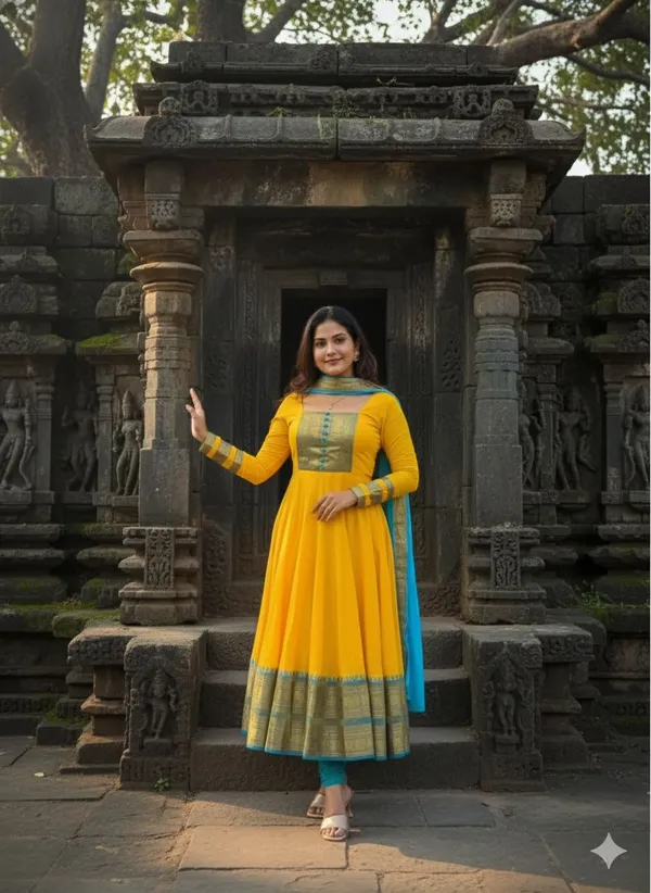 TRENDING_FESTIVAL_ANARKALI_KURTI_WITH_DUPTTA_