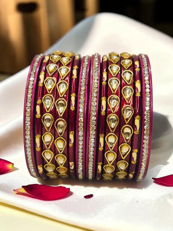 Maroon_Lac_Traditional_Bangle_Set