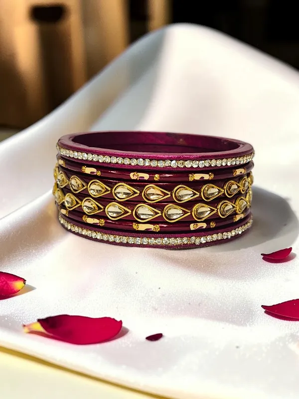Maroon_Lac_Traditional_Bangle_Set
