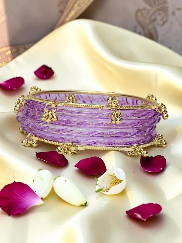 PURPLE_JELLY_GLASS_KASHMIRI_GHUNGROO_BANGLE_SET_FOR_WOMEN