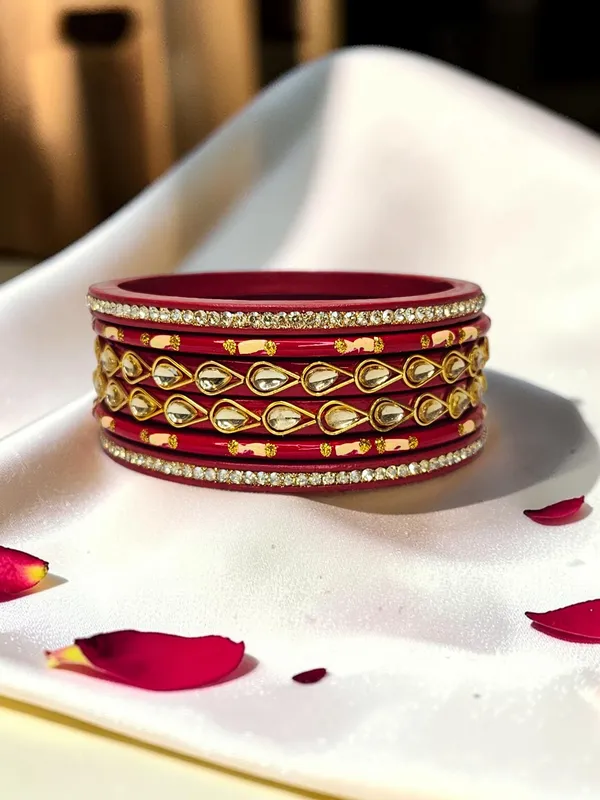 Red_Traditional_Lac_Bangle_Set