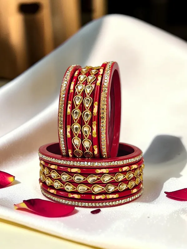 Red_Traditional_Lac_Bangle_Set