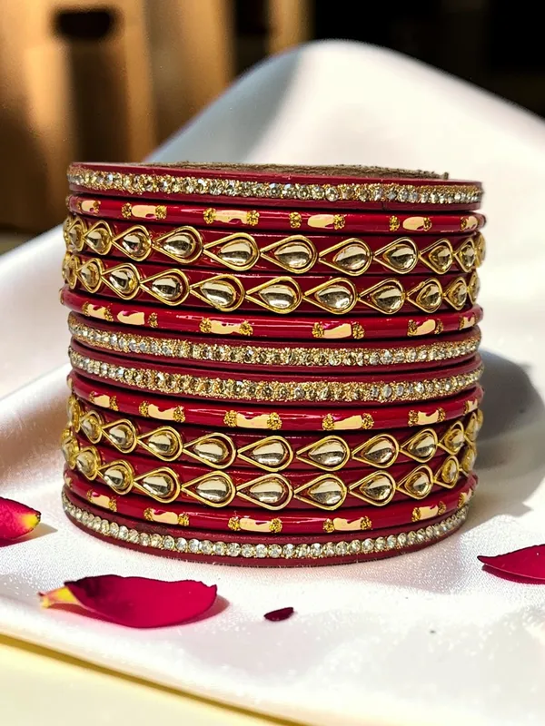 Red_Traditional_Lac_Bangle_Set