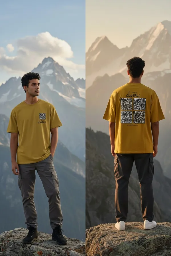 Yellow_Graphic_Print_Oversized_T_Shirt_For_Men