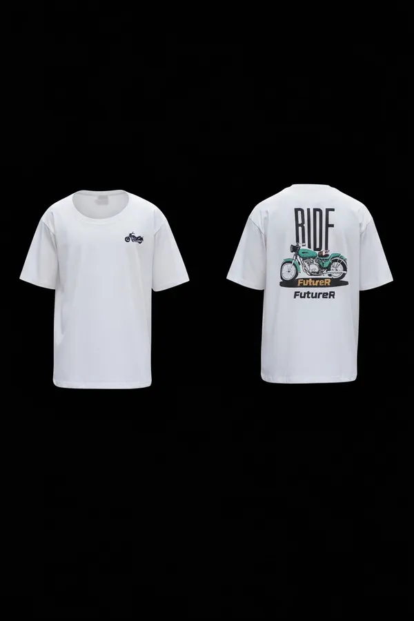 White_Graphic_Print_T_Shirt_For_Men