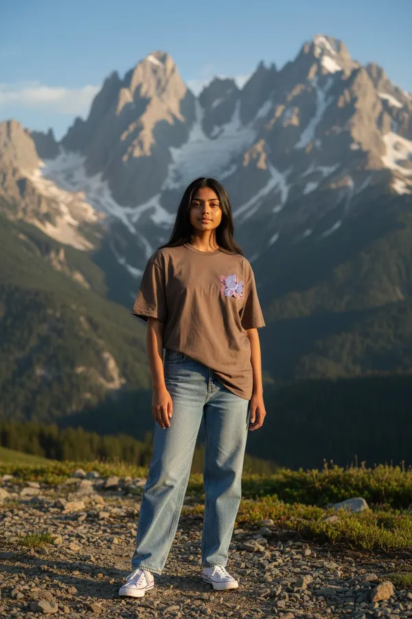 Brown_Graphic_Print_Oversized_T_Shirt_For_Women