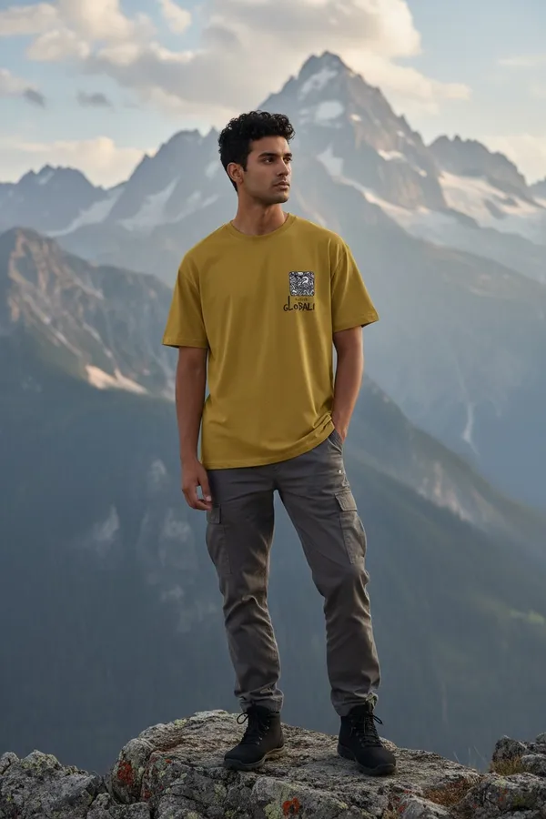 Yellow_Graphic_Print_Oversized_T_Shirt_For_Men