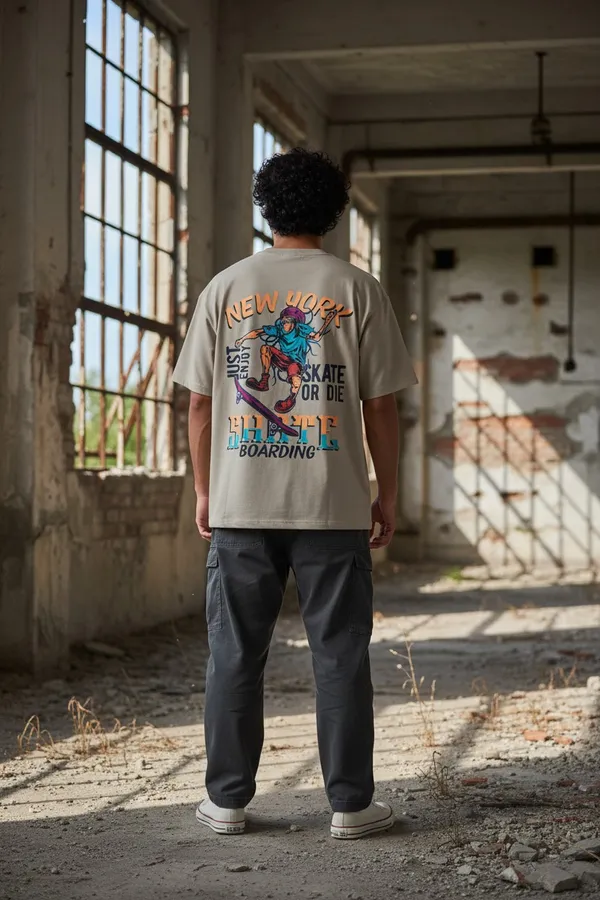 Beige_Graphic_Print_Oversized_T_Shirt_For_Men