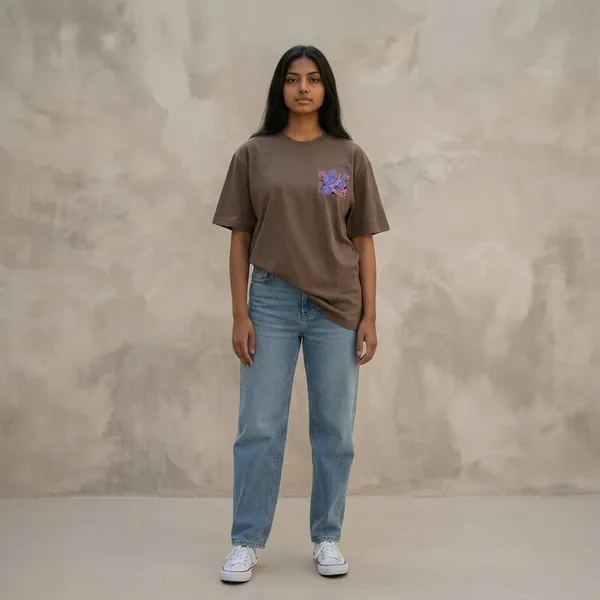Brown_Graphic_Print_Oversized_T_Shirt_For_Women