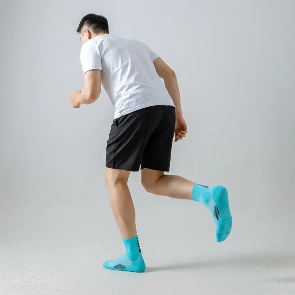 Sky_Blue_Ankle_Length_Sports_Socks_For_Unisex