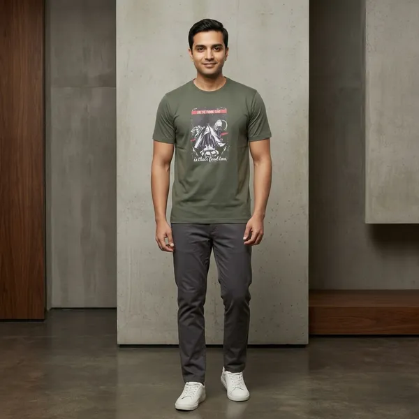 Green_Graphic_Print_T_Shirt_For_Men