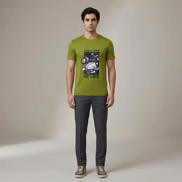 Green_Graphic_Print_T_Shirt_For_Men