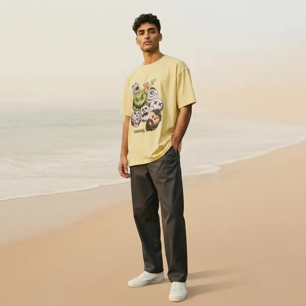 Yellow_Graphic_Print_Oversized_T_Shirt_For_Men