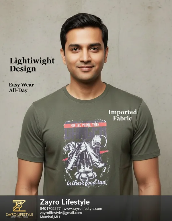Green_Graphic_Print_T_Shirt_For_Men