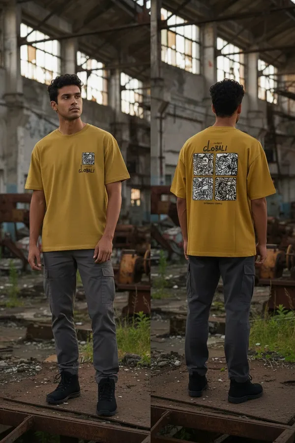 Yellow_Graphic_Print_Oversized_T_Shirt_For_Men