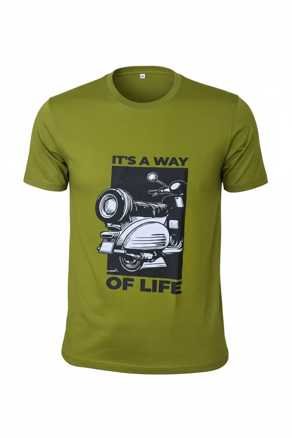 Green_Graphic_Print_T_Shirt_For_Men