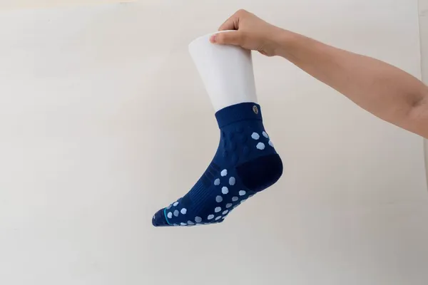 Blue_Anti_Slip_Dotted_Grip_Socks_For_Unisex