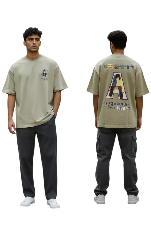 Cream_Graphic_Print_Oversized_T_Shirt_For_Men