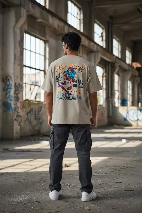 Beige_Graphic_Print_Oversized_T_Shirt_For_Men