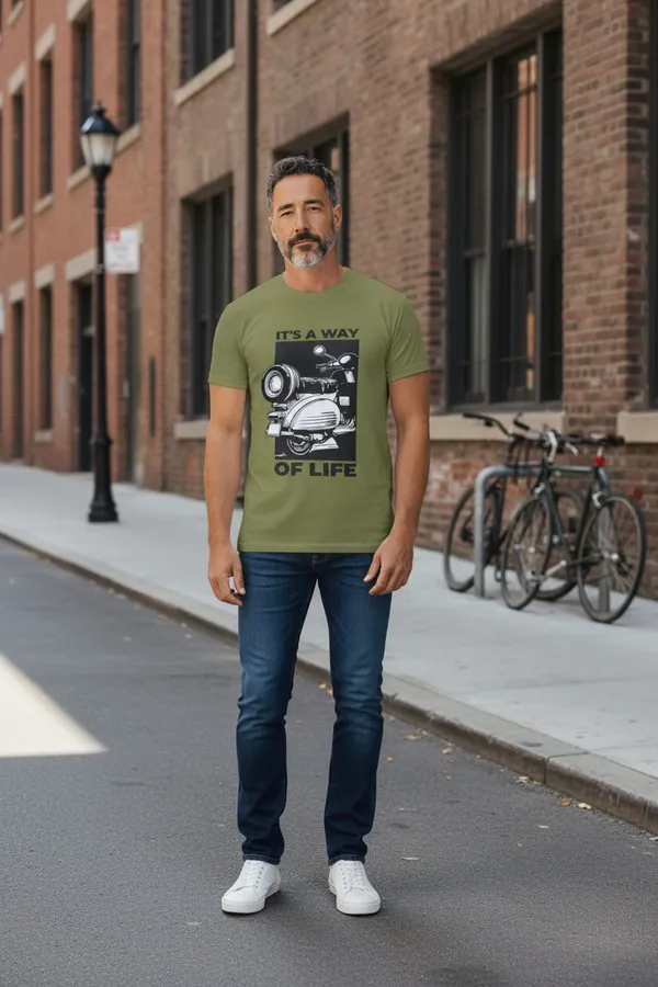 Green_Graphic_Print_T_Shirt_For_Men