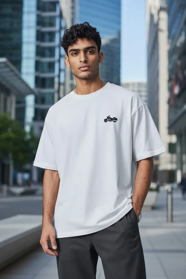 White_Graphic_Print_T_Shirt_For_Men