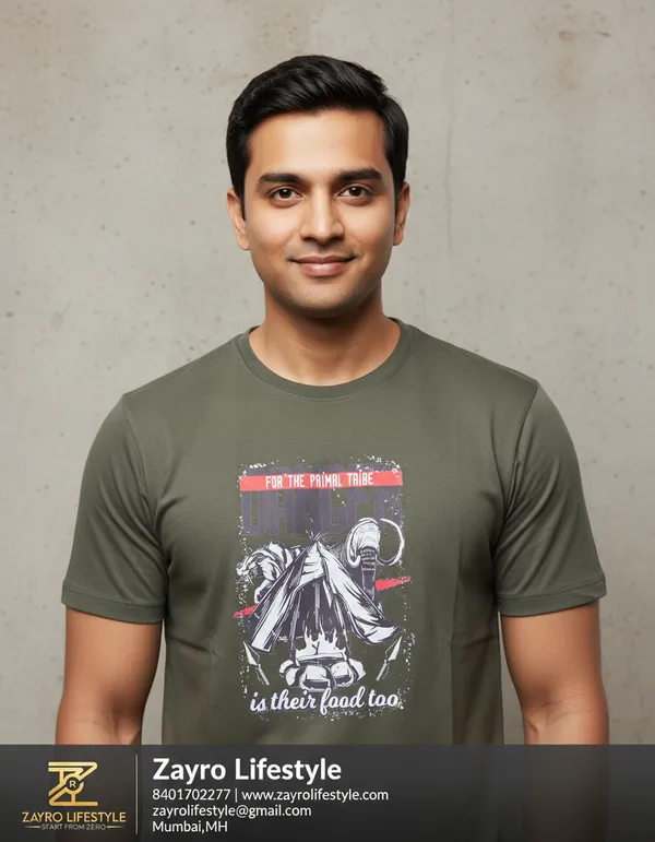 Green_Graphic_Print_T_Shirt_For_Men