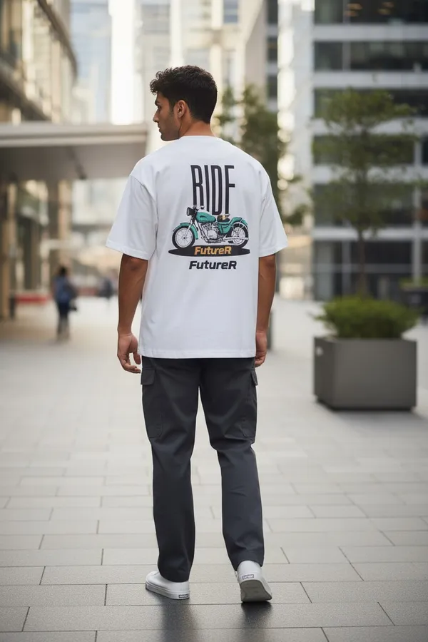 White_Graphic_Print_T_Shirt_For_Men