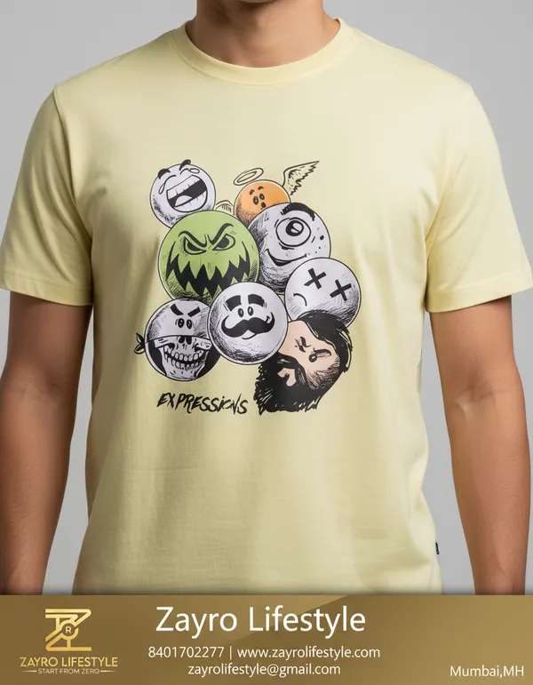 Yellow_Graphic_Print_Oversized_T_Shirt_For_Men