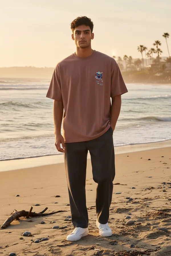 Brown_Graphic_Print_Oversized_T_Shirt_For_Men