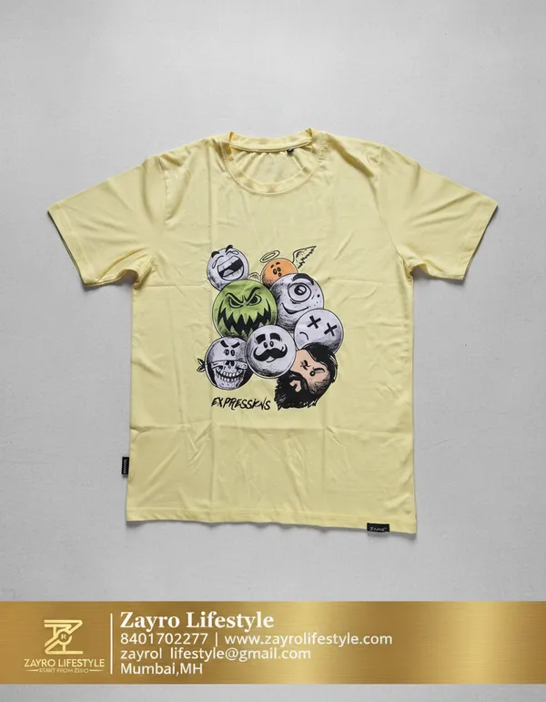 Yellow_Graphic_Print_Oversized_T_Shirt_For_Men