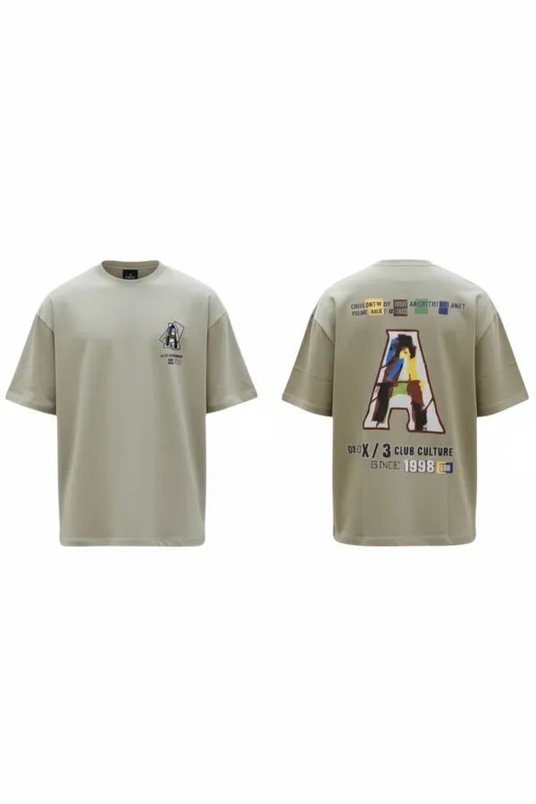 Cream_Graphic_Print_Oversized_T_Shirt_For_Men