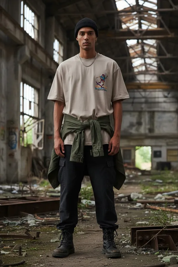 Beige_Graphic_Print_Oversized_T_Shirt_For_Men