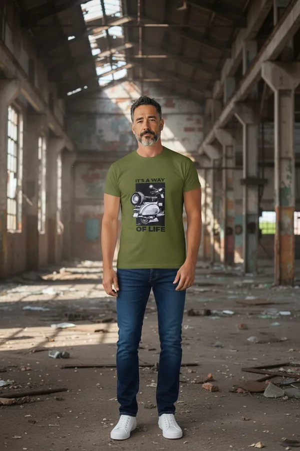 Green_Graphic_Print_T_Shirt_For_Men