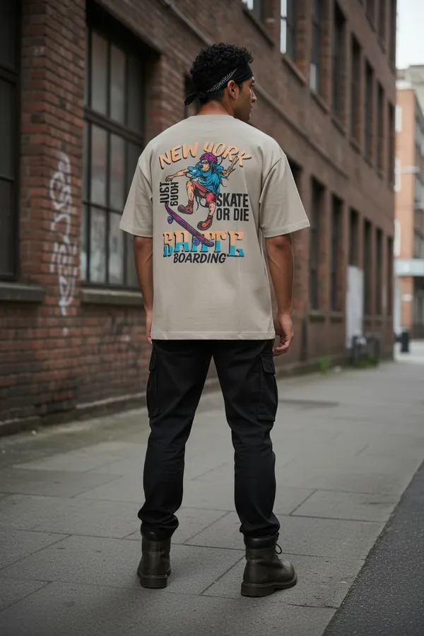 Beige_Graphic_Print_Oversized_T_Shirt_For_Men