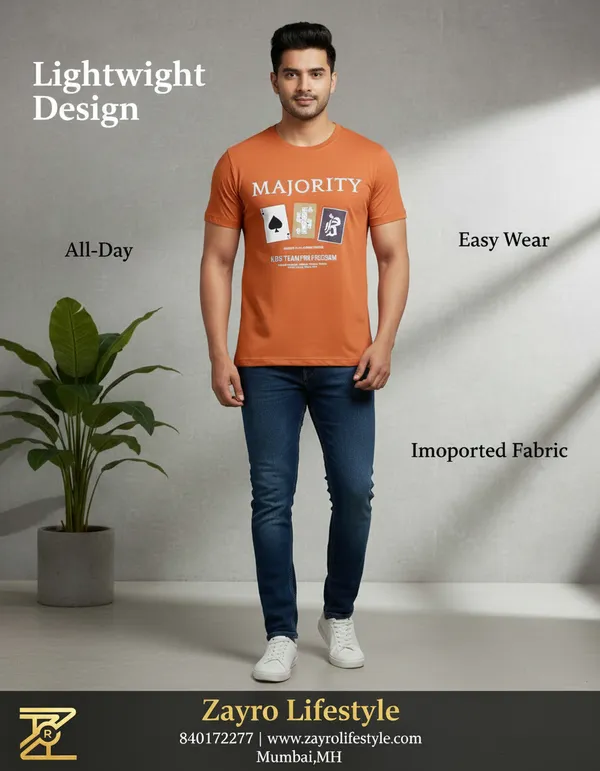 Orange_Graphic_Print_T_Shirt_For_Men