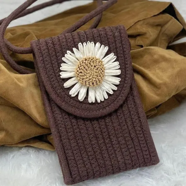 THE_HOMEROOTS_Woven_Mobile_Pouch_Sling_Bag_For_Women_Floral_Design_Crossbody_Phone_Bag_With_Strap_Secure_Flap_Closure_Lightweight_Mini_Purse_For_Travel_Shopping_Daily_Use_-_Pack_Of_1