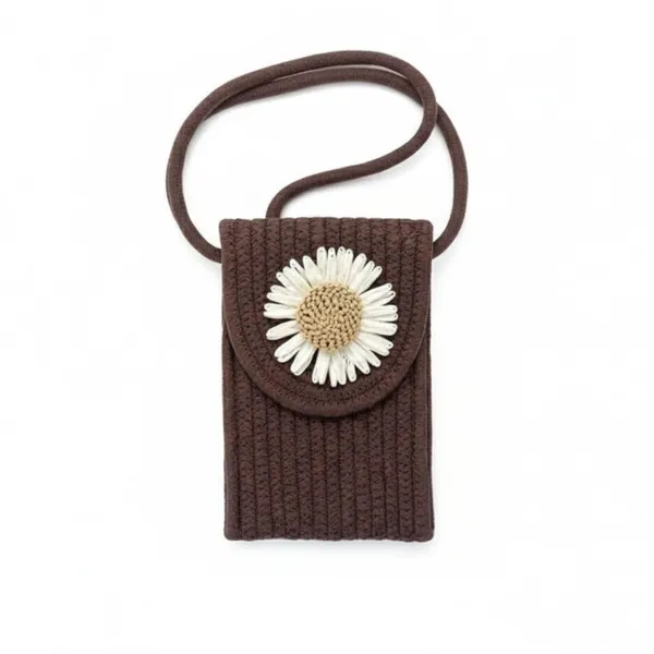THE_HOMEROOTS_Woven_Mobile_Pouch_Sling_Bag_For_Women_Floral_Design_Crossbody_Phone_Bag_With_Strap_Secure_Flap_Closure_Lightweight_Mini_Purse_For_Travel_Shopping_Daily_Use_-_Pack_Of_1