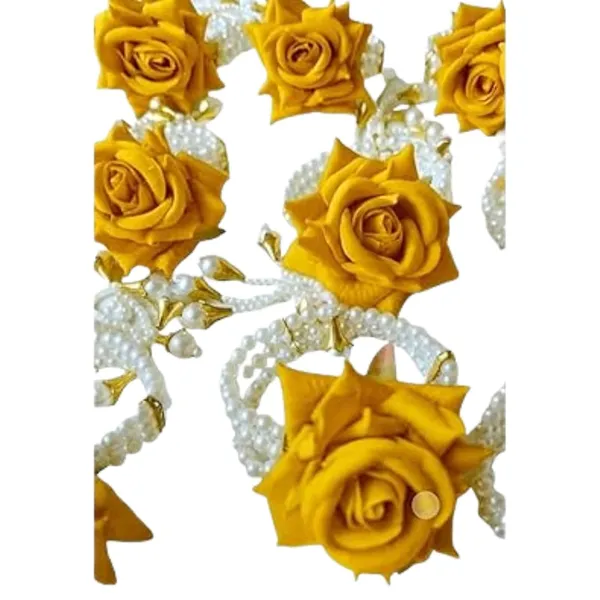 THE_HOMEROOTS_Artificial_Yellow_Rose_Pearl_Adjustable_Bracelet_For_Women_Girls_Handcrafted_Floral_Bracelet_For_Rakhi_Wedding_Party_Gifting_Pack_Of_6